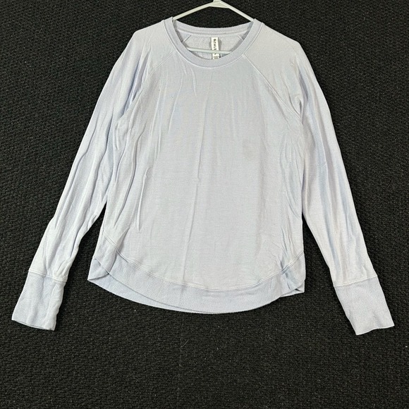 Athleta Tops - Athleta Womens M Coaster‎ Luxe Sweatshirt Light Blue Modal Spandex RN 54023